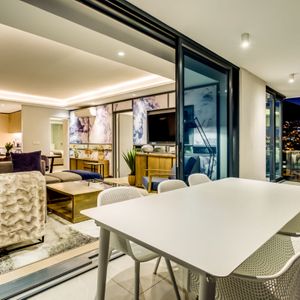 Living area; ATTIQUE VIEW PENTHOUSE - Sea Point