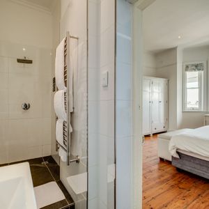 Master bathroom; RED HOUSE - Sea Point