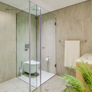 Third bathroom; ATTIQUE VIEW PENTHOUSE - Sea Point