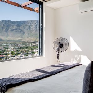 Main bedroom with views; CASA PRIDE - Bo Kaap