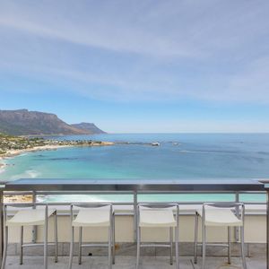 Seating with mountain & sea views; CLIFTON PENTHOUSE - Clifton