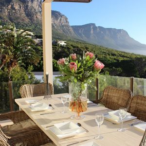 Outdoor dining; OUDERKRAAL PLACE - Camps Bay