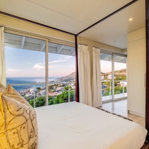 Bedroom two with views; FALCON VIEWS - Camps Bay
