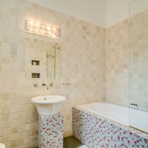 Second bathroom; RED HOUSE - Sea Point