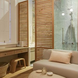 En-suite with seating area; STONE ARCH - De Waterkant