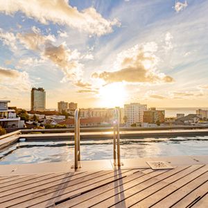 Communal swimming pool; APARTMENT ON C - Sea Point