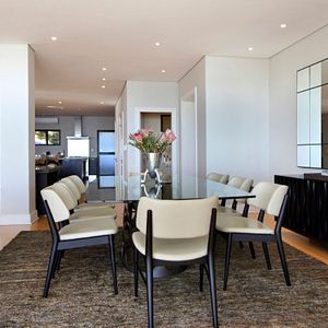 Dining area; MEDBURN PENTHOUSE - Camps Bay