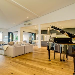 Open-plan living room; PRIMA BLISS - Camps Bay