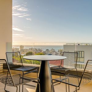 Balcony seating; ROOFTOP SOLIS - Sea Point