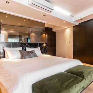 Master En-suite Bedroom; BEACHFRONT BLISS APARTMENT - Camps Bay