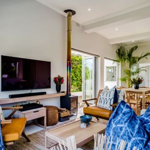 TV area; INSTOW COTTAGE - Sea Point