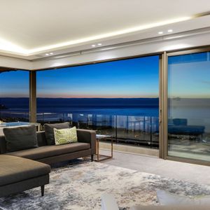 Living room with views; SKYLINE - Camps Bay